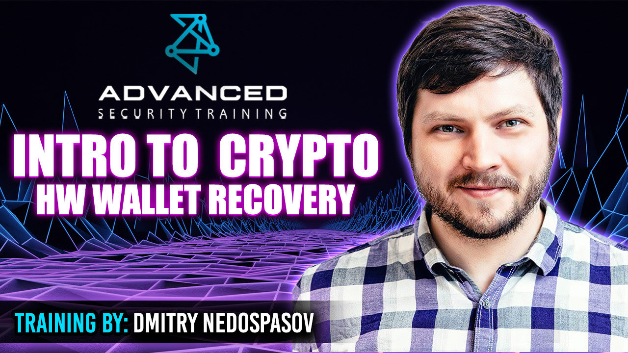 Introduction to Cryptocurrency Hardware Wallet Recovery — Advanced Security  Training